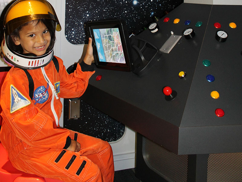child Astronaut for Pediatric Dentist in Madison, Morristown and Florham Park, NJ
