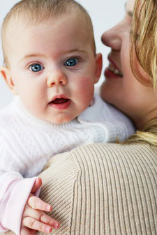 Infant with Mom - Pediatric Dentist in Madison, Morristown and Florham Park, NJ