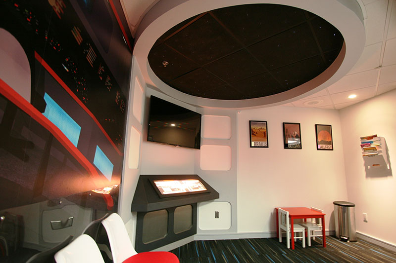 TV and Play Area for Pediatric Dentist in Madison, Morristown and Florham Park, NJ